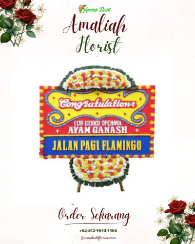 Bunga Papan Congratulation di Penggarit